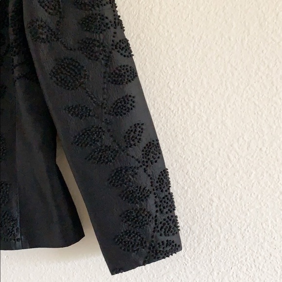 Linda Allard Ellen Tracy Black Zip Career Jacket - Picture 6 of 8